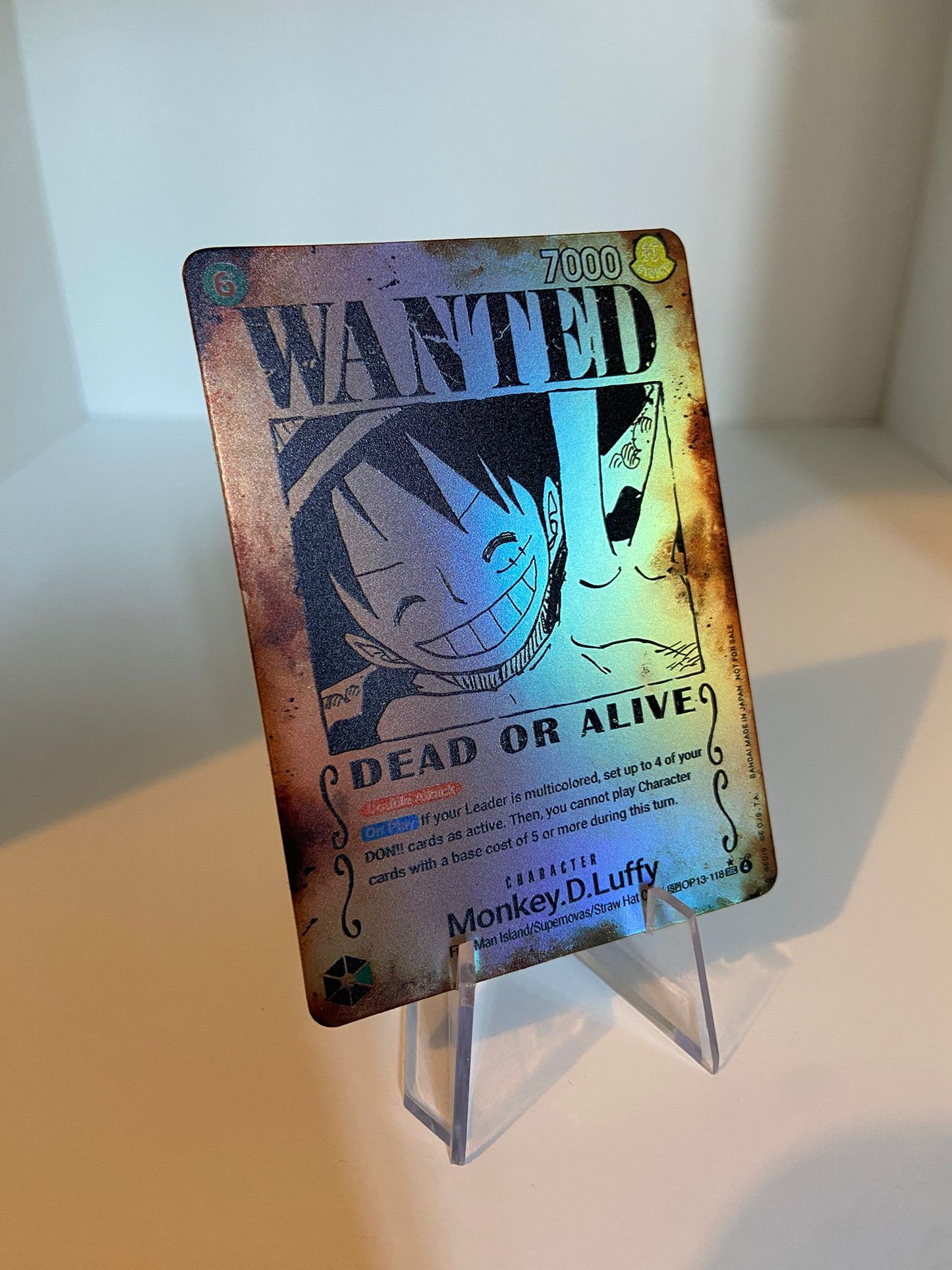 Monkey.D.Luffy Wanted (OP13-118) (V.5) (EN)