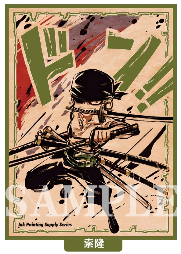 Sleeves Cartoon Zoro x60 (OPTCG)