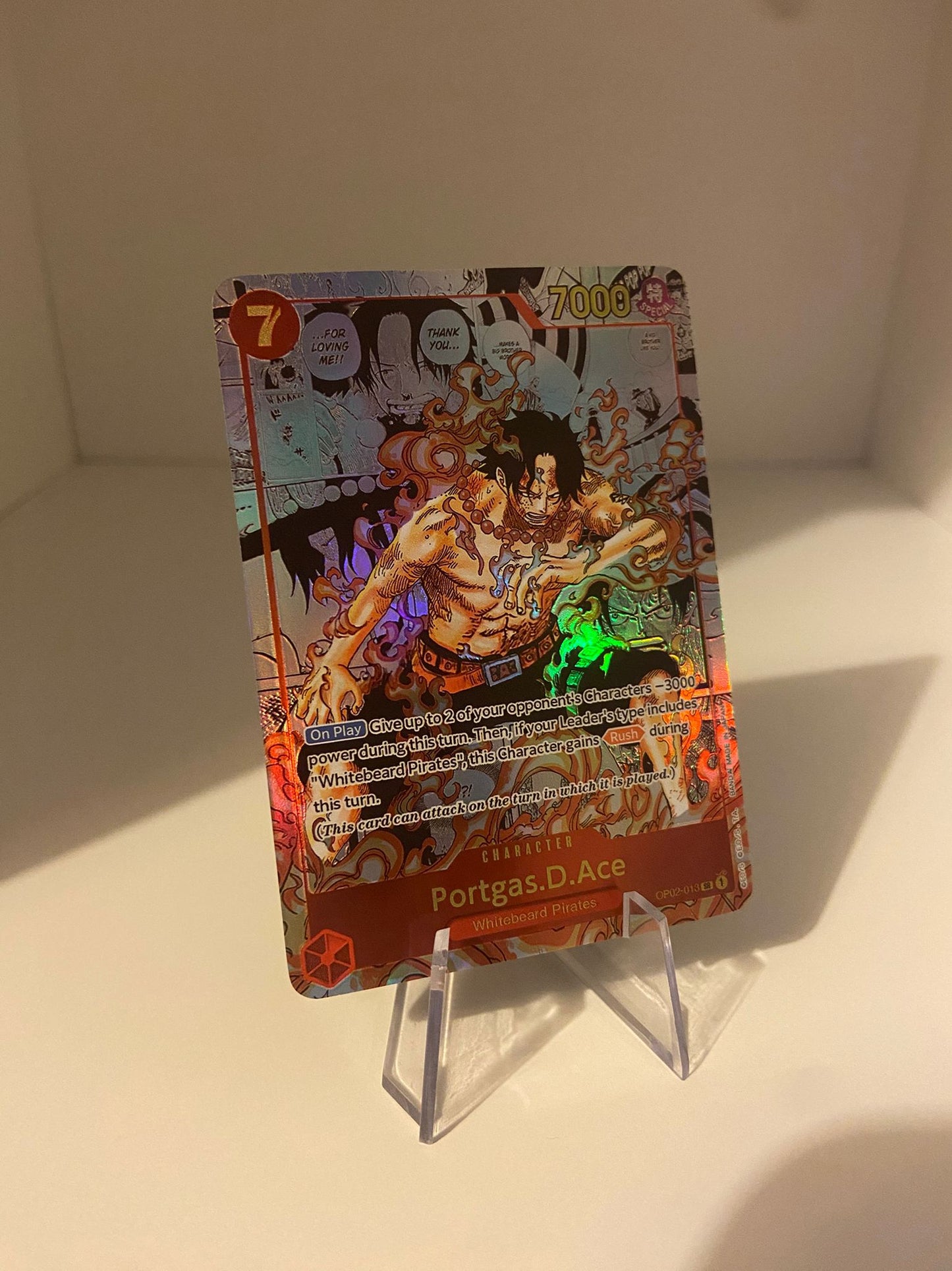 Portgas.D.Ace MANGA (OP02-013) (V.3) (JP)