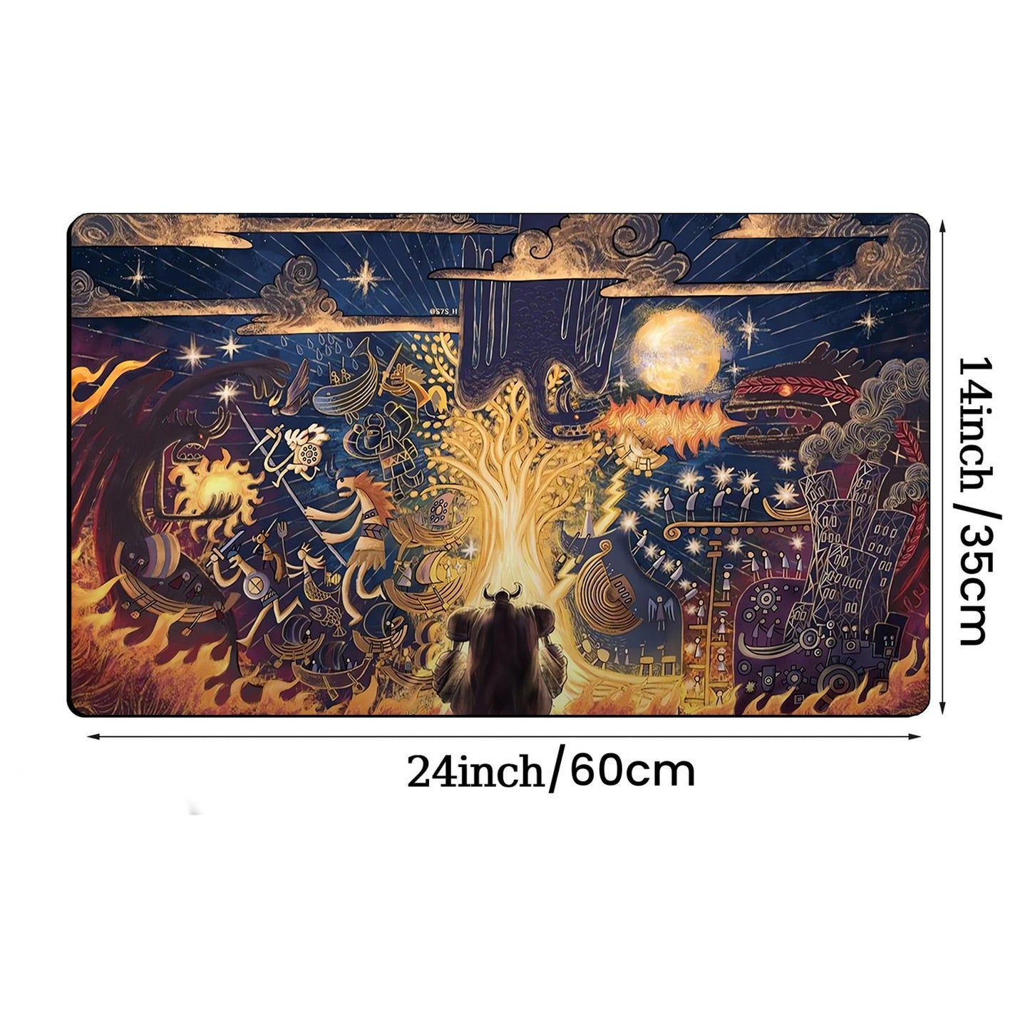 OPTCG Play Mat - Mythical fresco