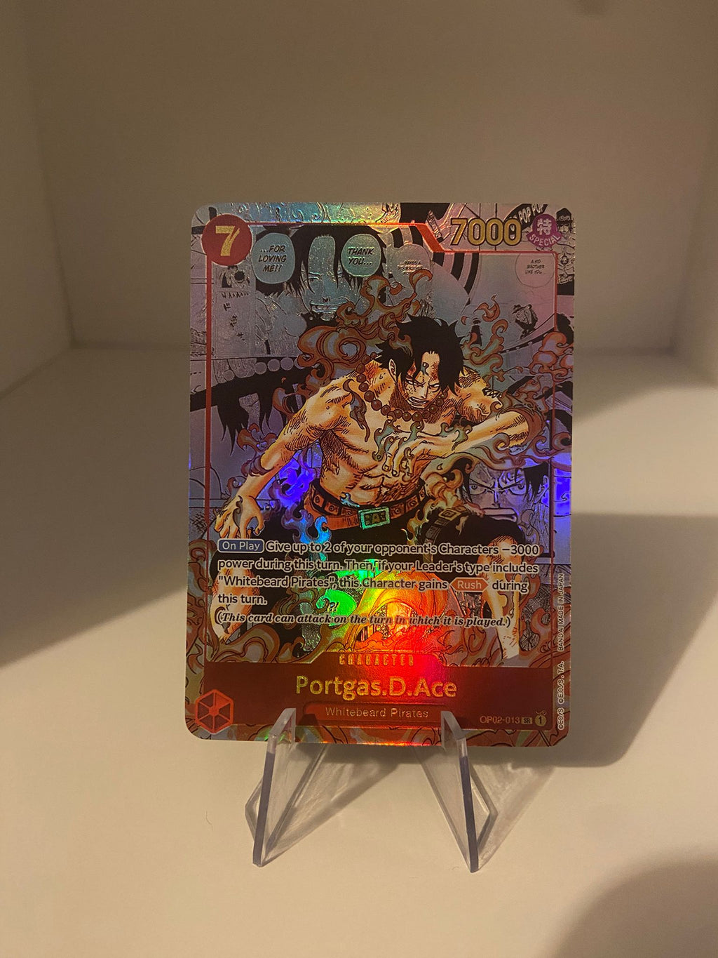 Portgas.D.Ace MANGA (OP02-013) (V.3) (JP)