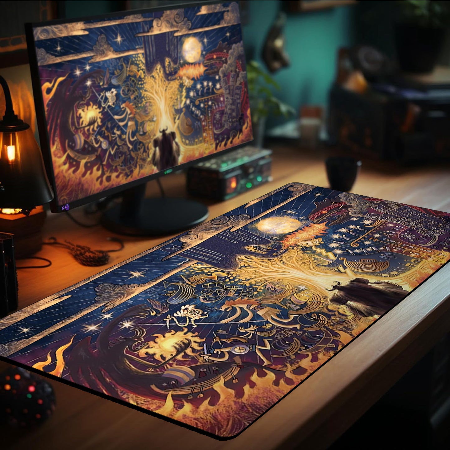 OPTCG Play Mat - Mythical fresco