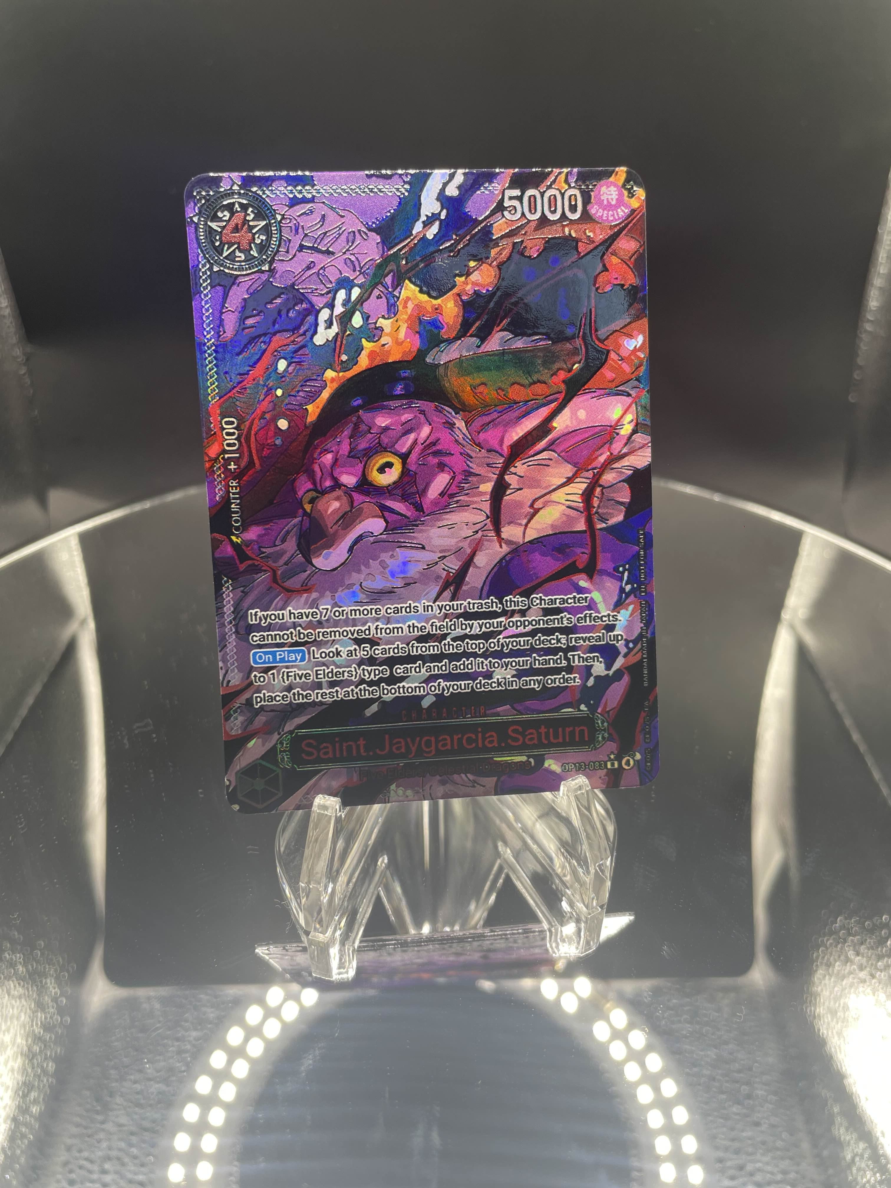 Saint Jaygarcia Saturn Alt (V.3) (OP13-083) (EN) (Five Elders/Gorosei)