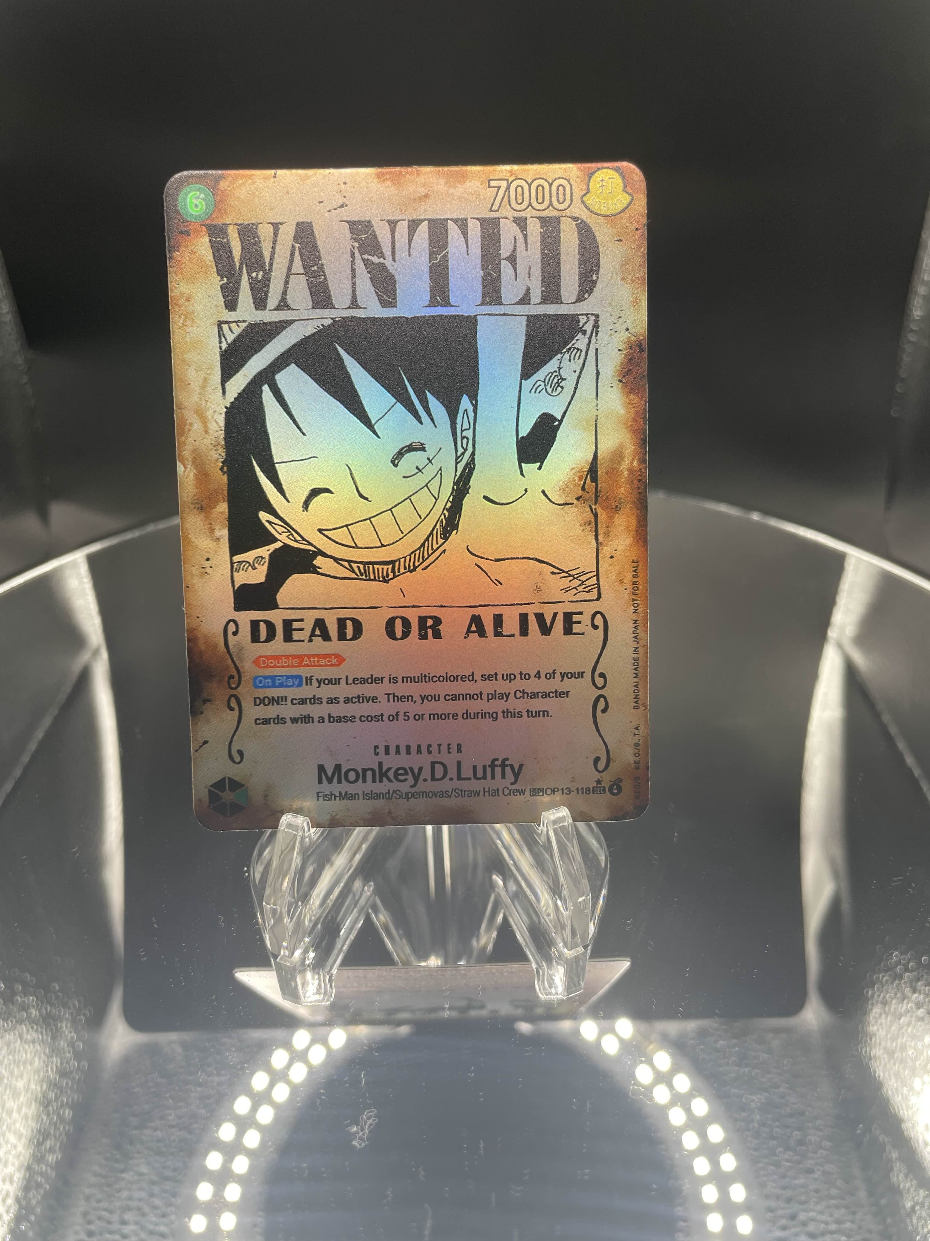 Monkey.D.Luffy Wanted (OP13-118) (EN)