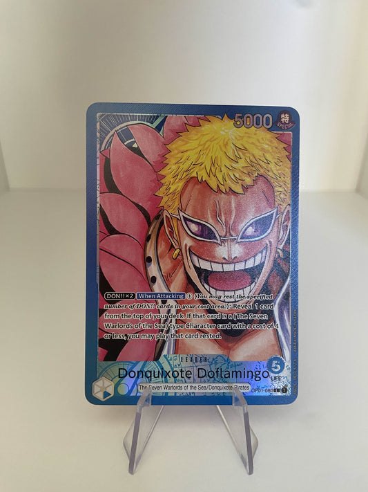 Donquixote Doflamingo LEADER ALT (OP01-060) (V.2) (EN)