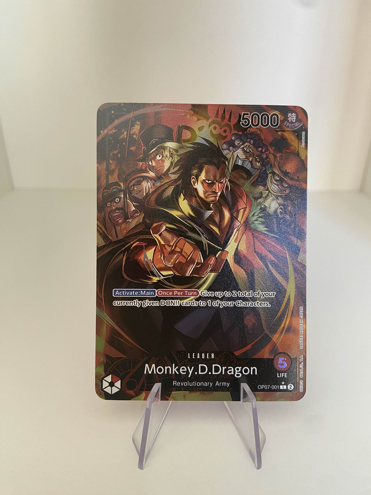 Monkey.D.Dragon LEADER ALT (OP07-001) (V.2) (EN)