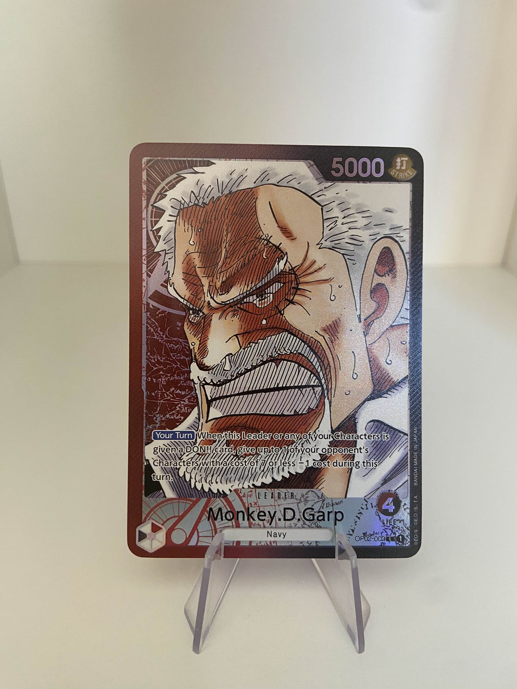 Monkey.D.Garp LEADER ALT (OP02-002) (V.2) (EN)