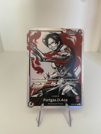 Portgas.D.Ace LEADER ALT (OP03-001) (V.2) (EN)