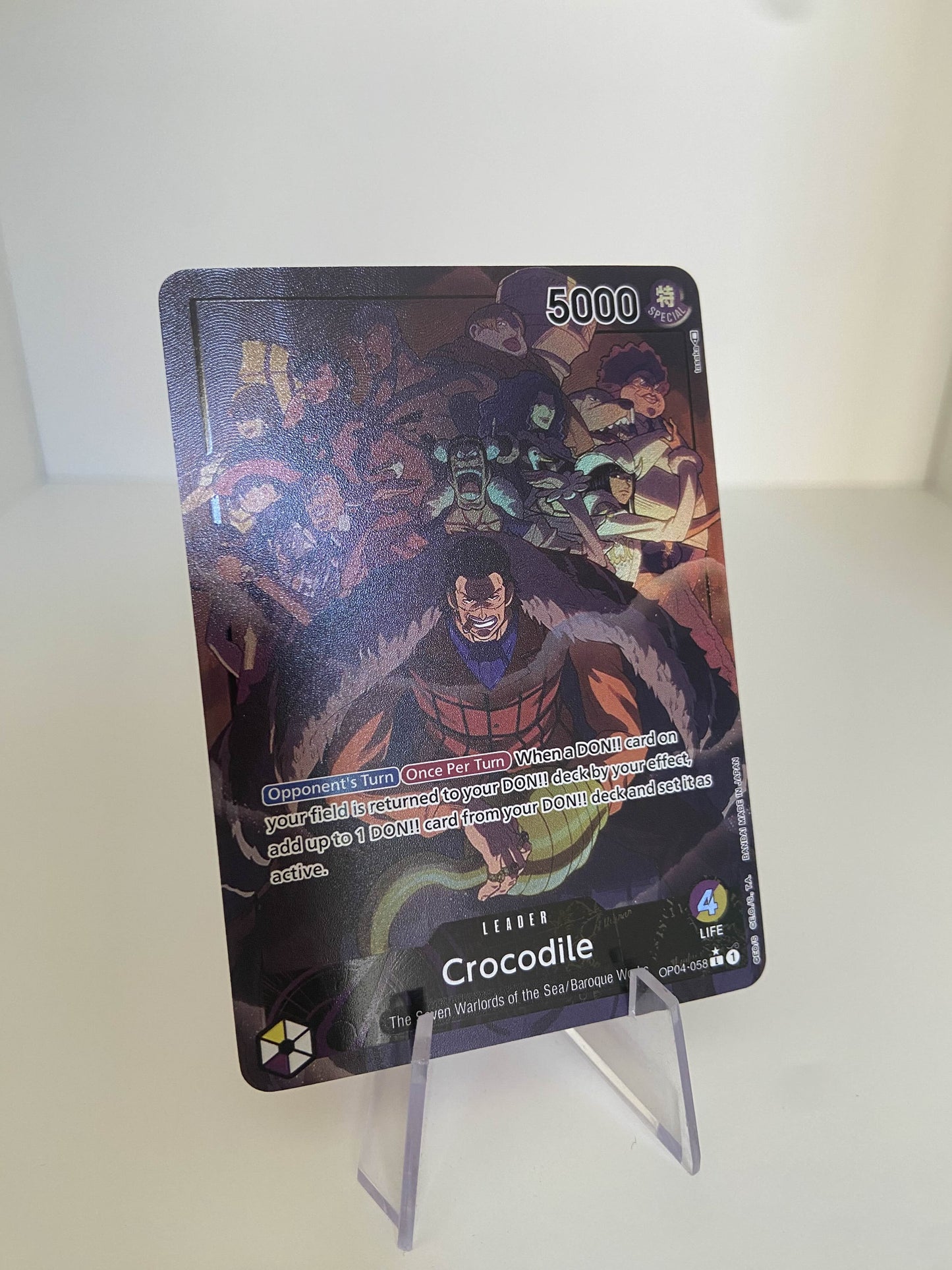 Crocodile LEADER ALT (OP04-058) (EN)