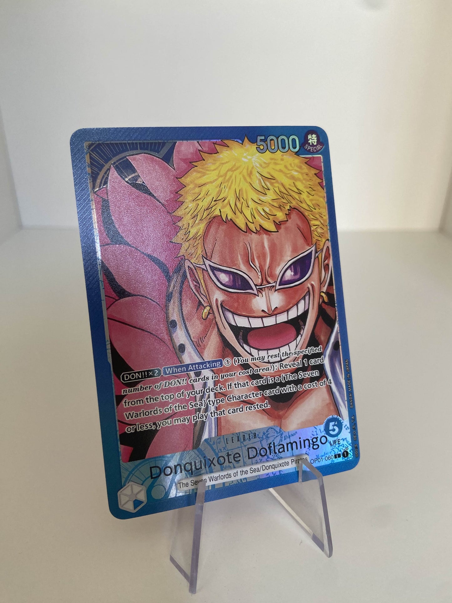 Donquixote Doflamingo LEADER ALT (OP01-060) (V.2) (EN)