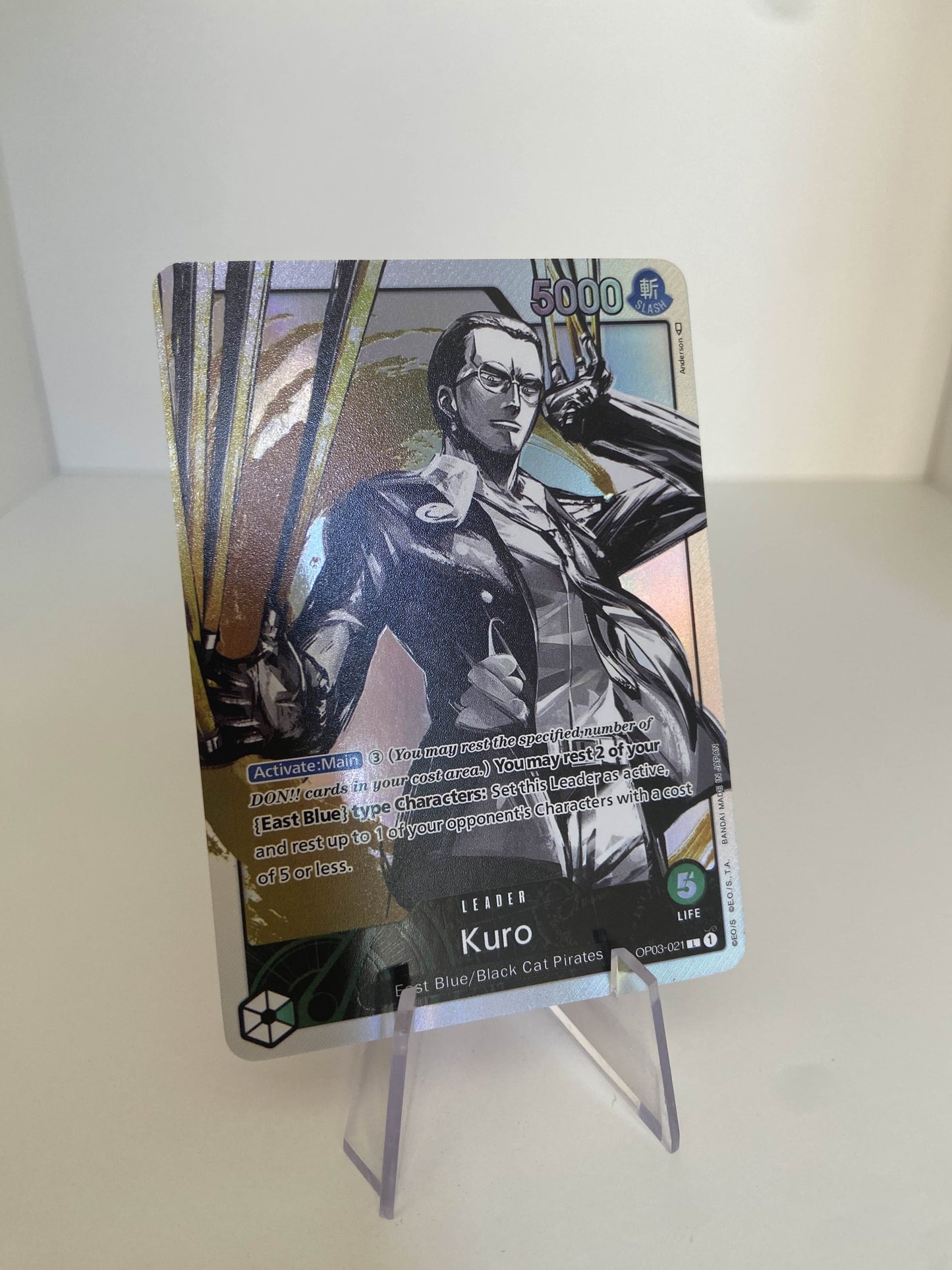 Kuro LEADER ALT (OP03-021) (V.2) (EN)