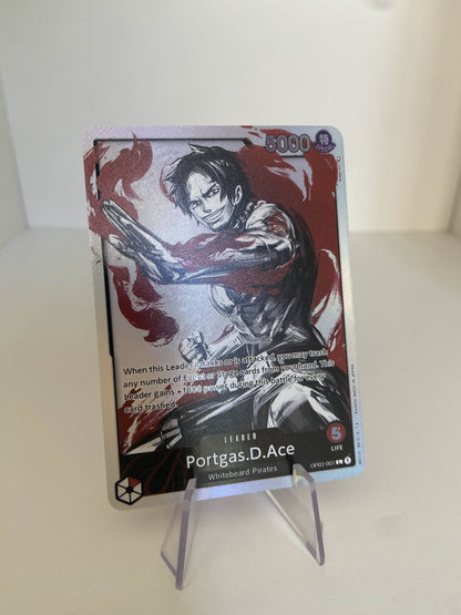 Portgas.D.Ace LEADER ALT (OP03-001) (V.2) (EN)