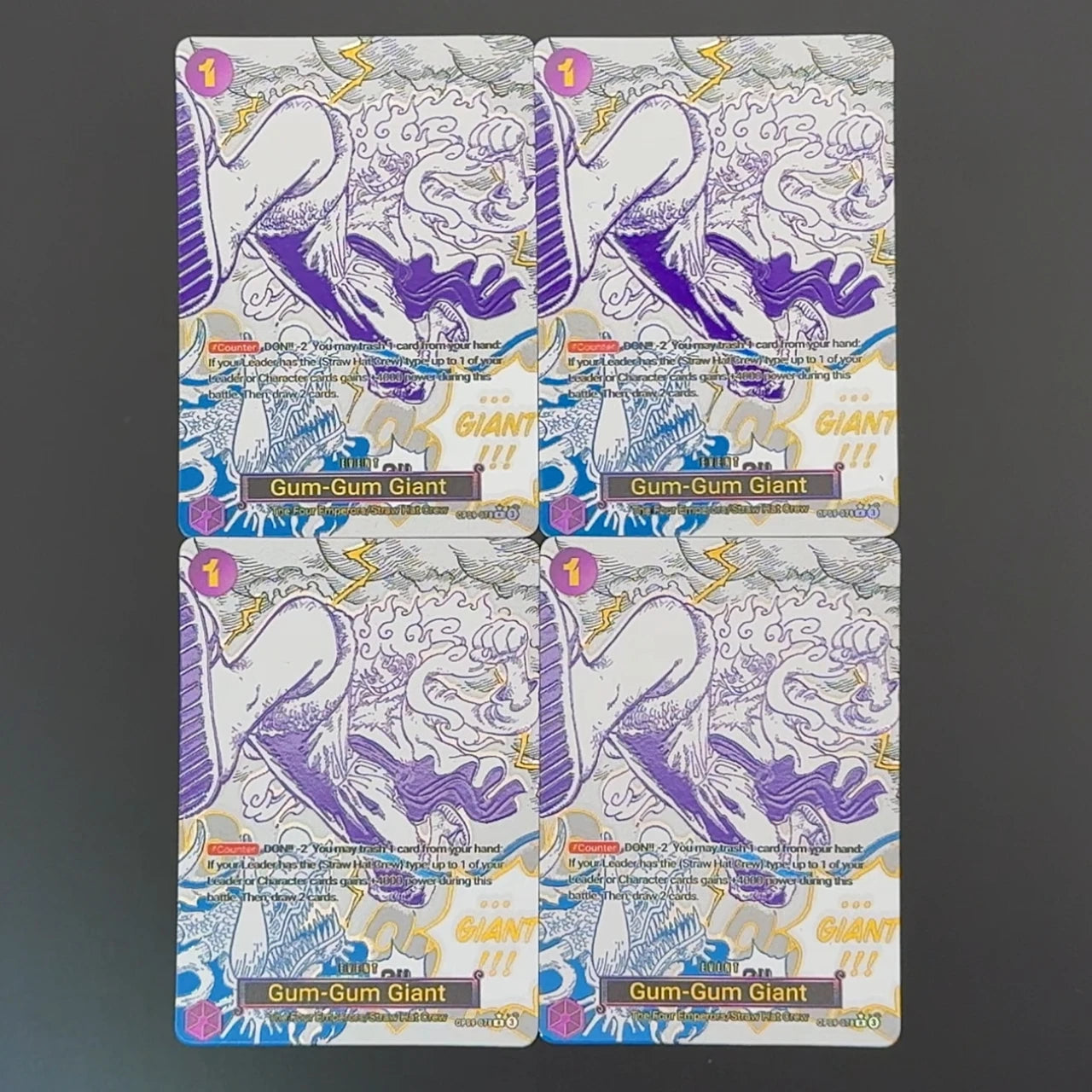 Pack Gum-Gum Giant EVENT MANGA (OP09-078) (V.2) (EN) x4
