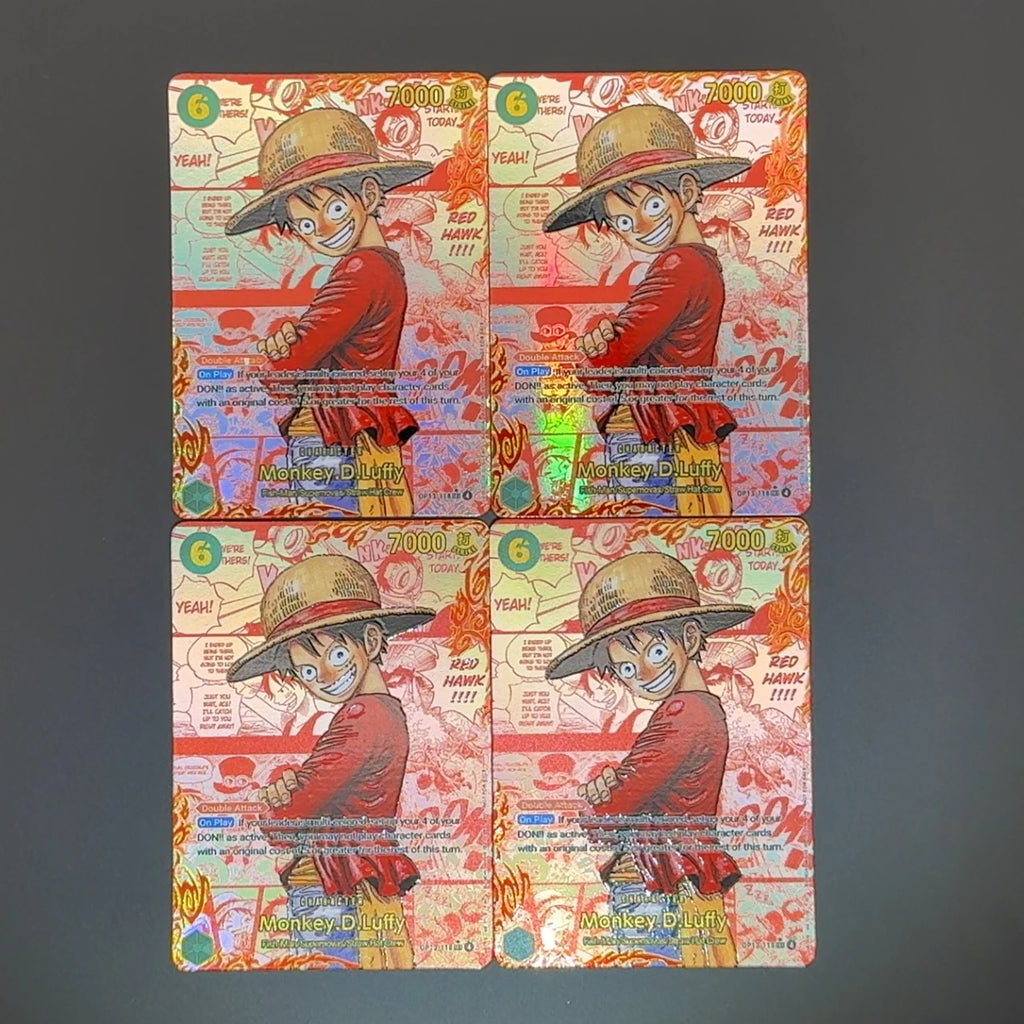 Pack Monkey D. Luffy RED MANGA (OP13-118) (EN) x4