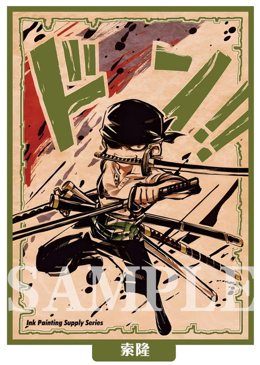 Sleeves Cartoon Zoro x60 (OPTCG)