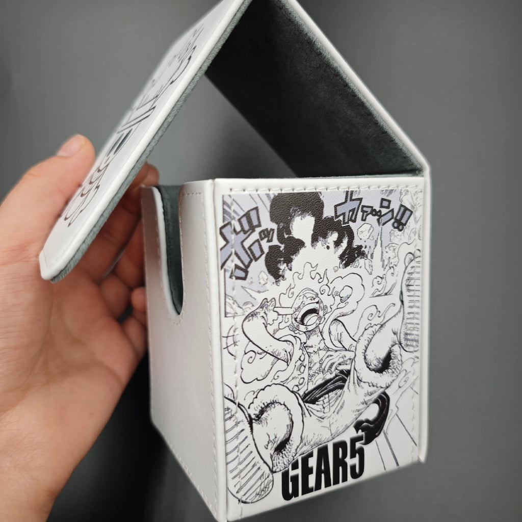Deck Box - Luffy Gear 5 Nika (White/Black)