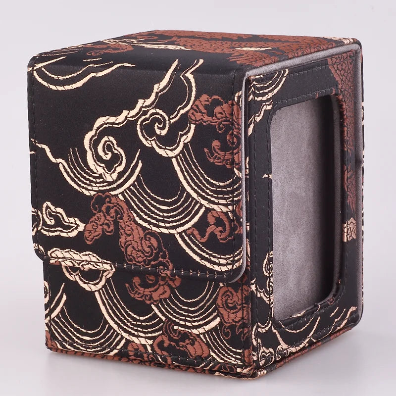 Deck Box - Black/Gold Dragon