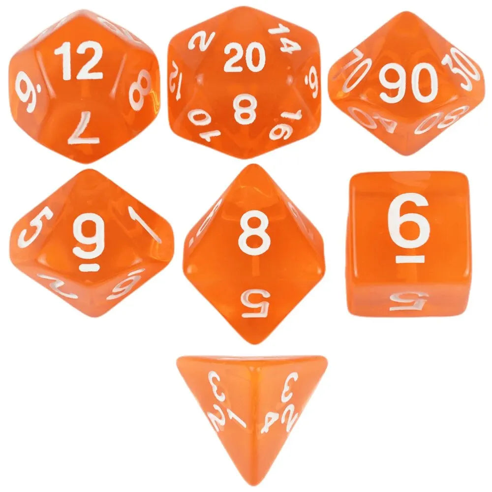 Set of 7 Dice - All colors