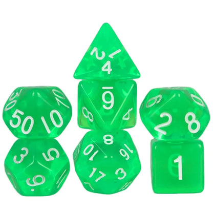 Set of 7 Dice - All colors