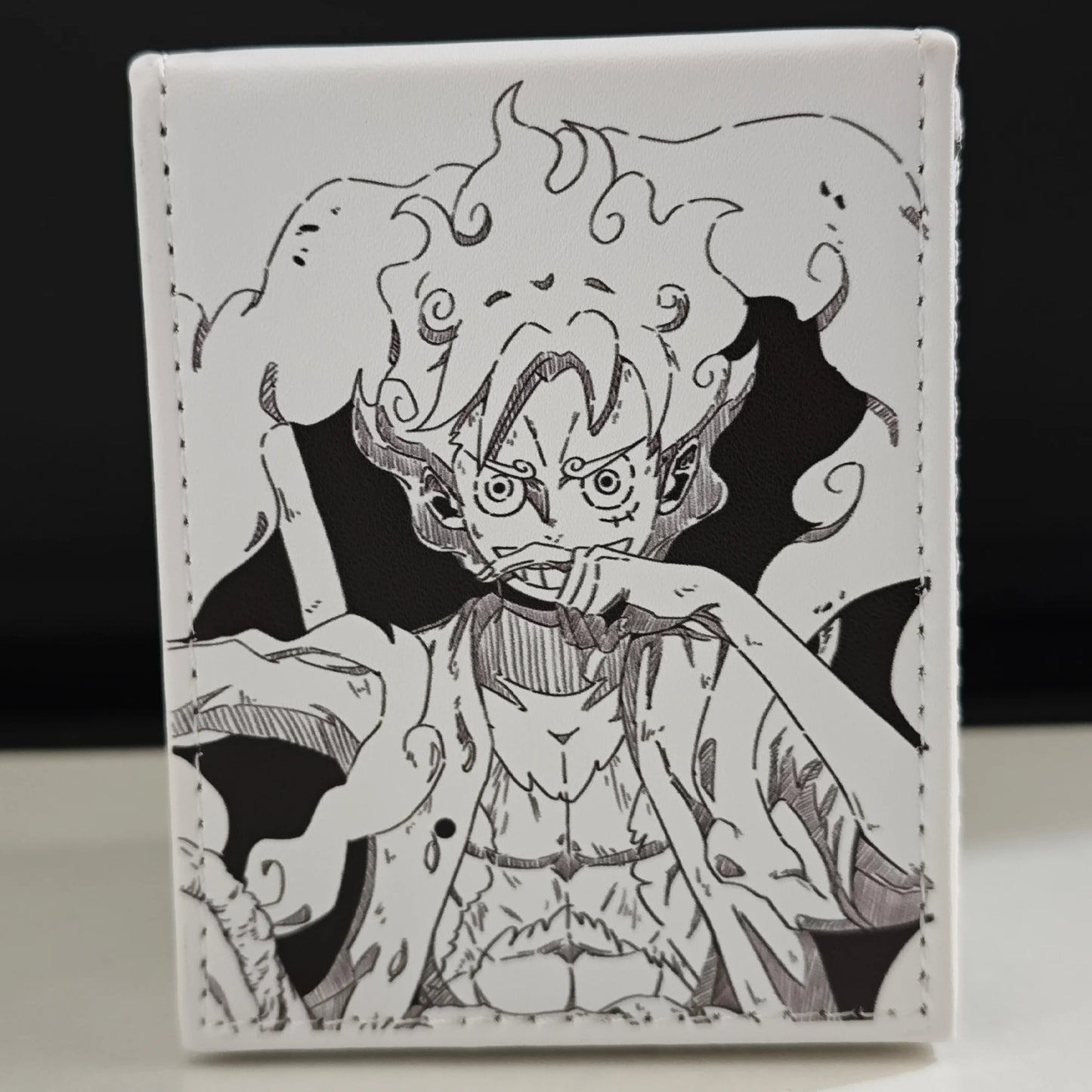 Deck Box - Luffy Gear 5 Nika (White/Black)