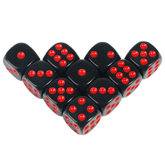 Set of 10 Dice (D6) - all color