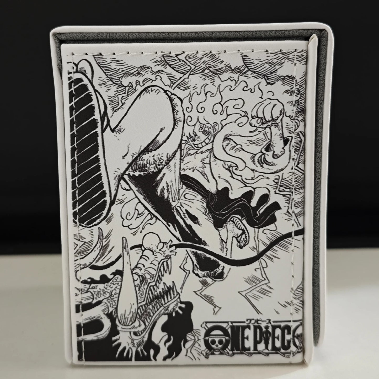 Deck Box - Luffy Gear 5 Nika (White/Black)