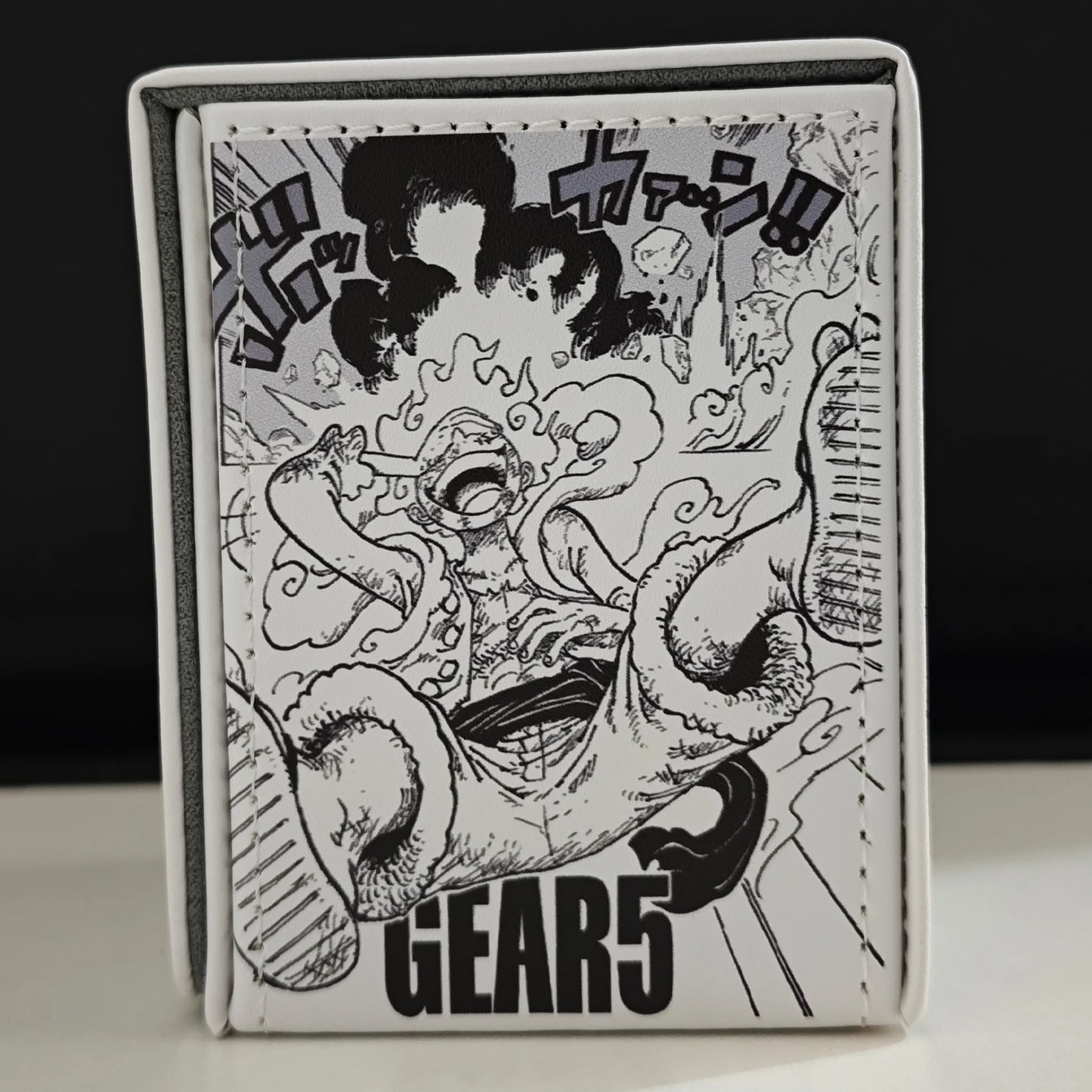 Deck Box - Luffy Gear 5 Nika (White/Black)