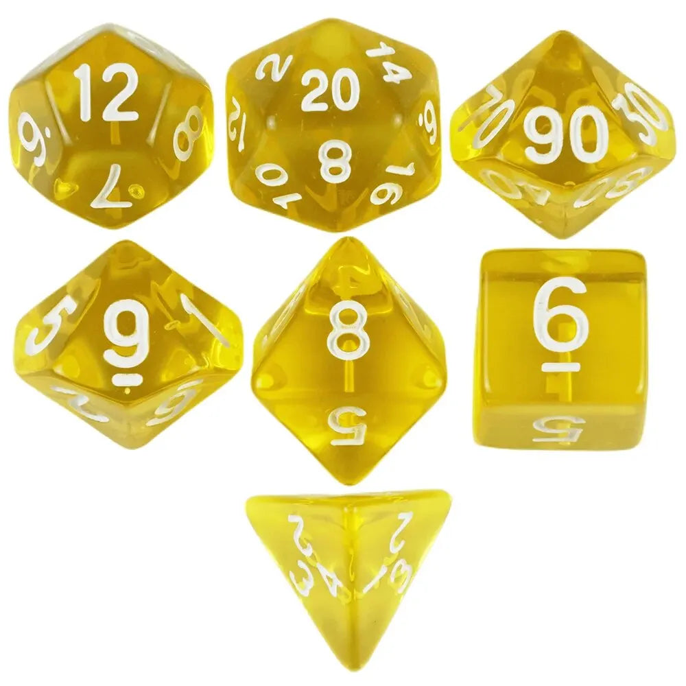 Set of 7 Dice - All colors